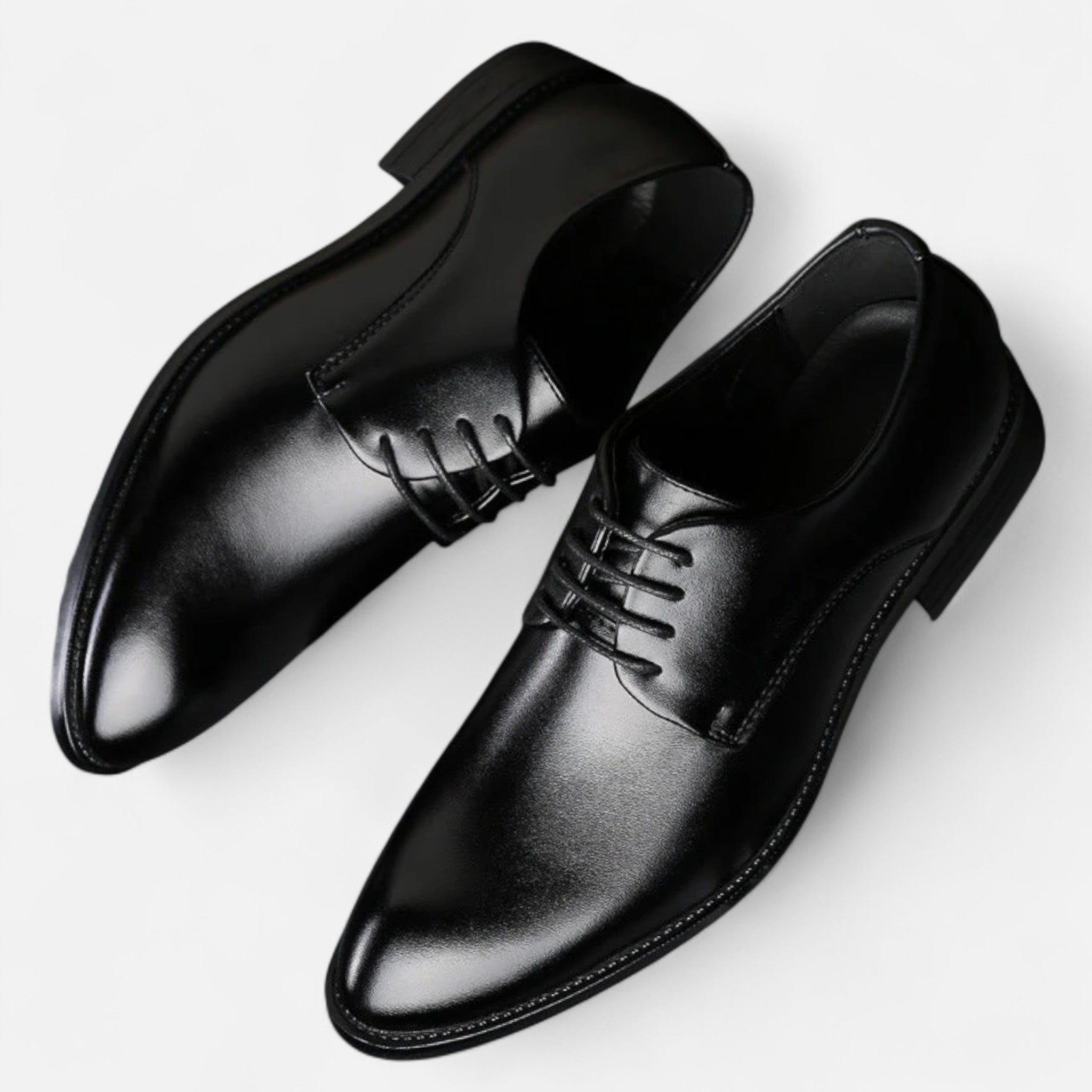 Devinton | Men's Elegant Winter Shoes with Classic Laces