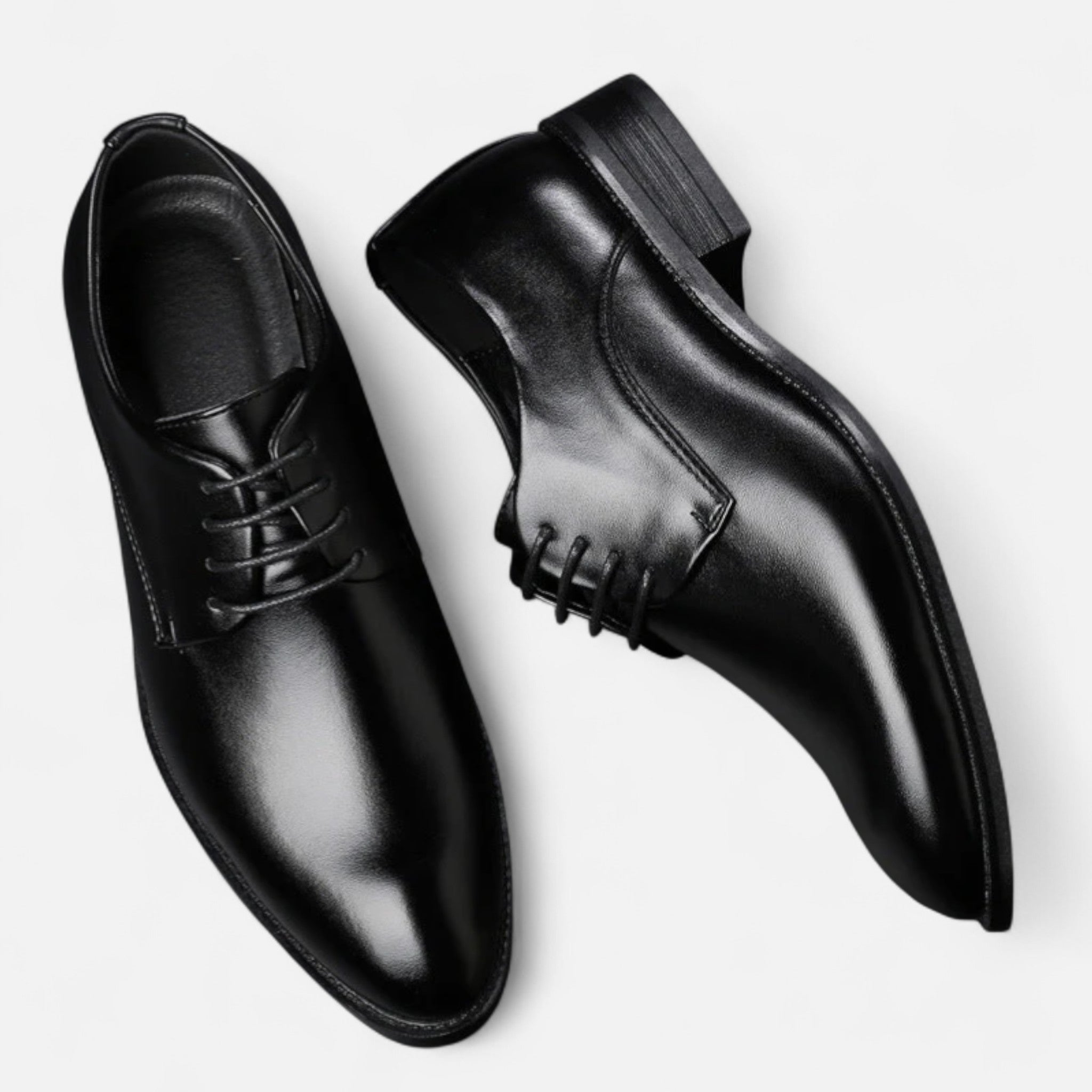 Devinton | Men's Elegant Winter Shoes with Classic Laces