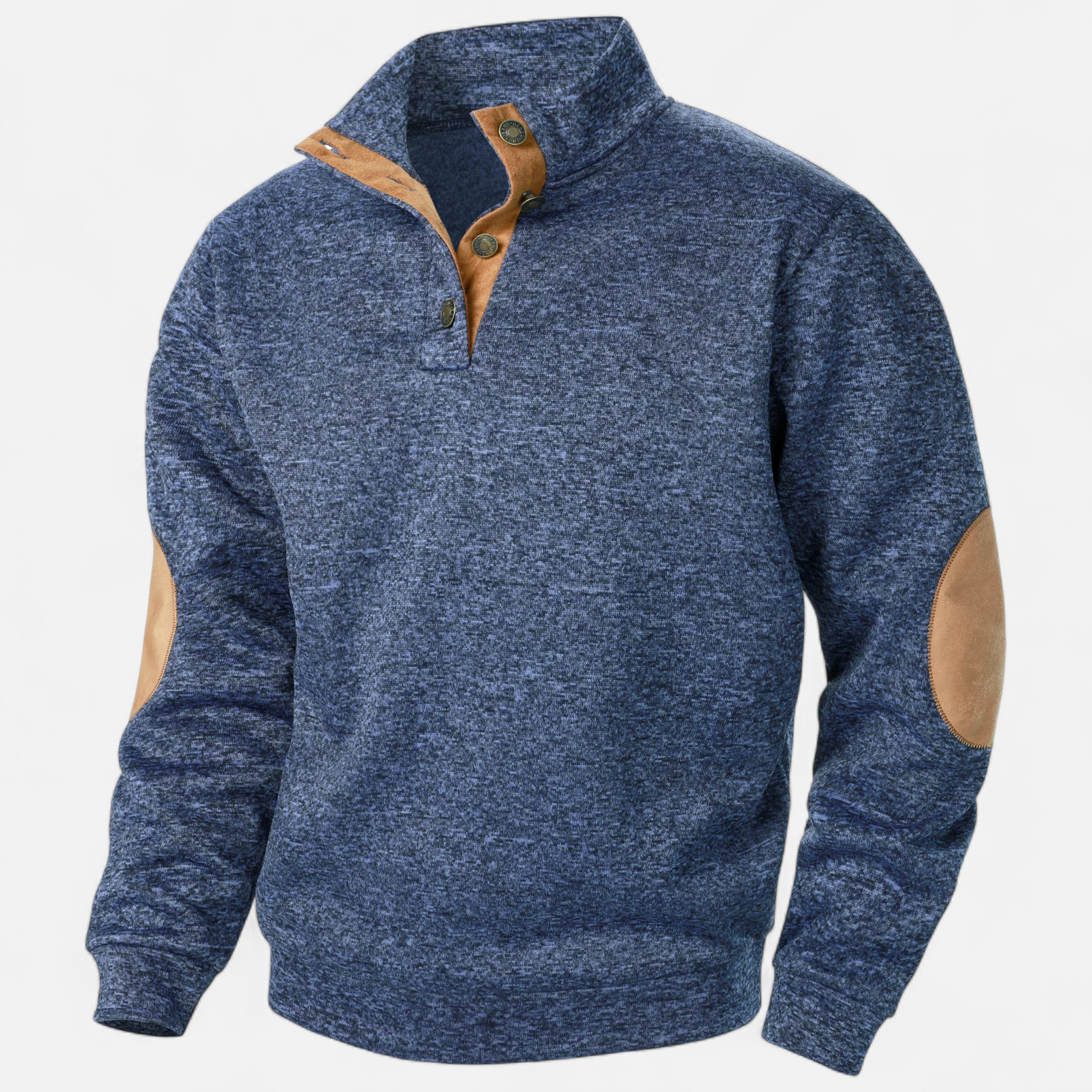 Devinton | Men’s Knitted Jumper – Stand Collar Heritage Style