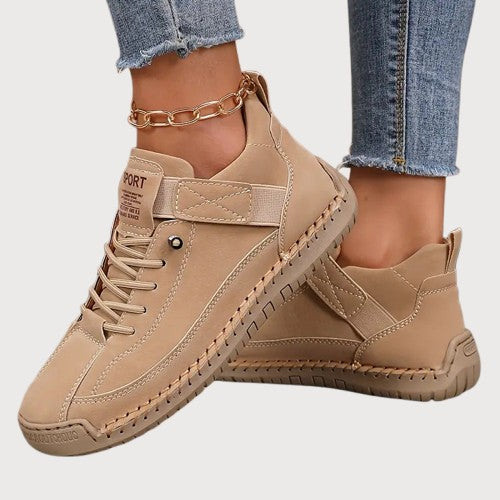 Dame Sneakers Bred Pasform Blød Sål Komfort Sko