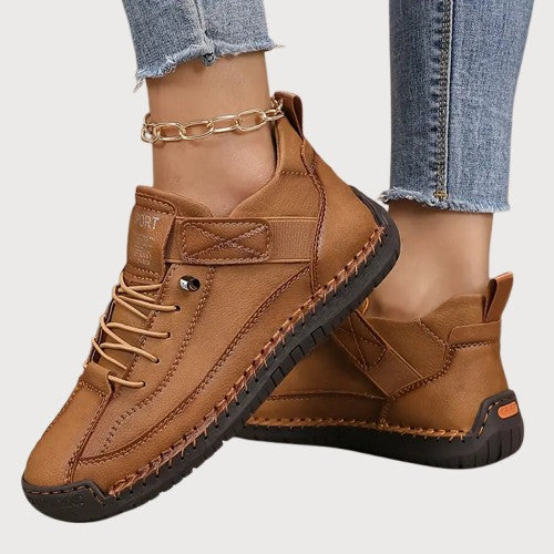 Dame Sneakers Bred Pasform Blød Sål Komfort Sko