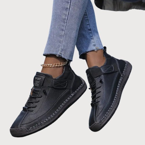 Dame Sneakers Bred Pasform Blød Sål Komfort Sko