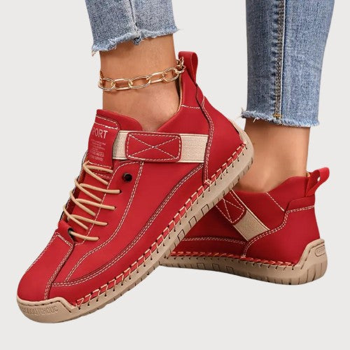 Dame Sneakers Bred Pasform Blød Sål Komfort Sko
