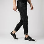 Herre Sneakers Hvid Sål Platform Casual Hverdagssko Sort