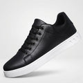 Herre Sneakers Hvid Sål Platform Casual Hverdagssko Sort